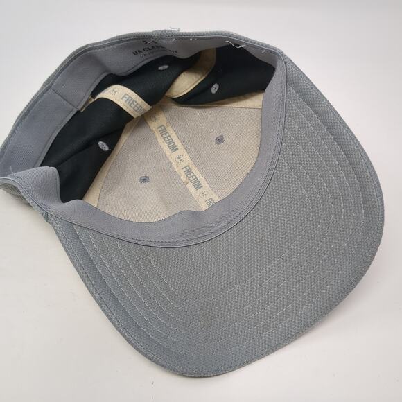 Under Armour U.S. Flag Fitted Baseball Cap Gray XL Embroidered Classic Fit - Picture 7 of 9